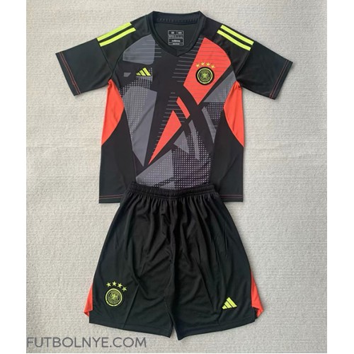 Camiseta Alemania Portero Primera Equipación para niños Eurocopa 2024 manga corta (+ pantalones cortos)